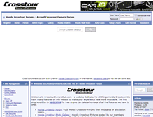Tablet Screenshot of crosstourownersclub.com